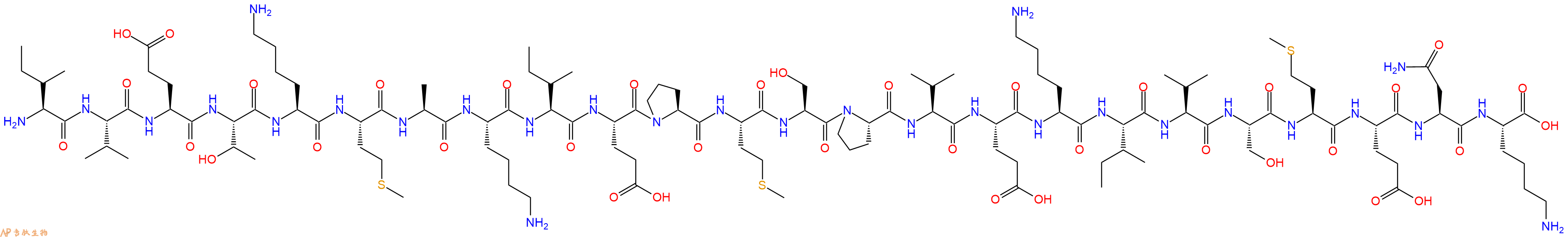 专肽生物产品二十四肽IVETKMAKIEPMSPVEKIVSMENK