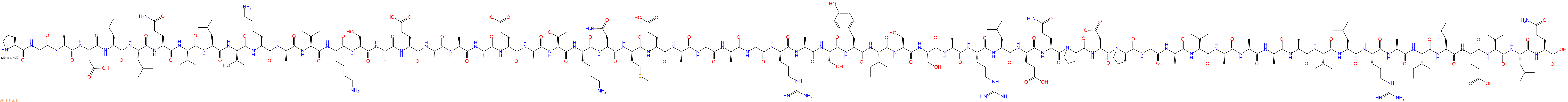专肽生物产品Pro-Gly-Ala-Asp-Leu-Leu-Gln-Val-Leu-Thr-Lys-Ala-Va