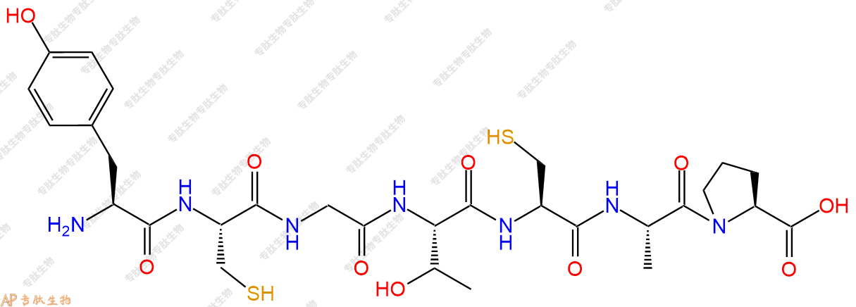 专肽生物产品七肽YCGTCAP