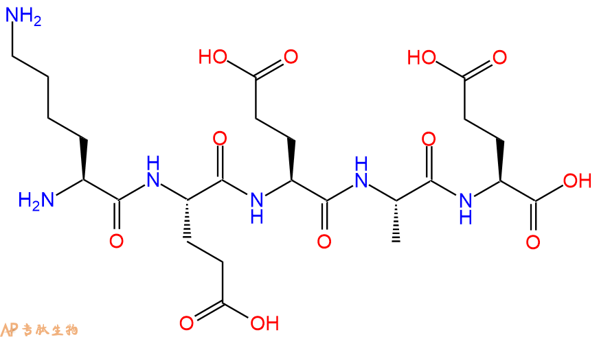 专肽生物产品五肽Lys-Glu-Glu-Ala-Glu100929-96-2