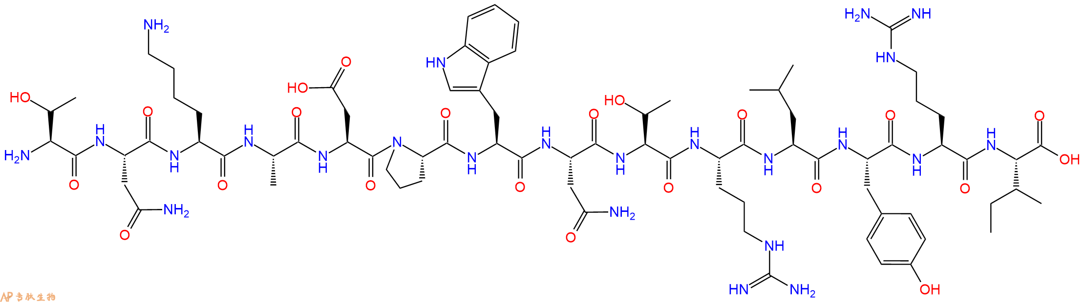 专肽生物产品十四肽TNKADPWNTRLYRI