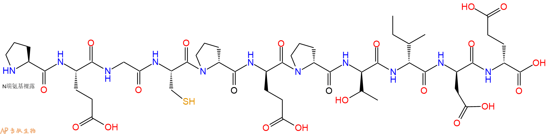 专肽生物产品十一肽PEGC-DPro-DGlu-DPro-DThr-DIle-DAsp-DGlu