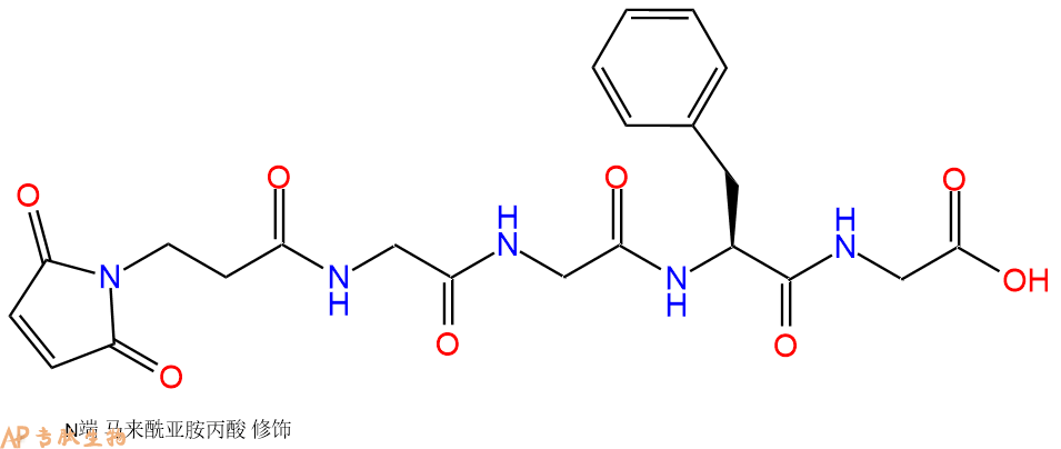 专肽生物产品四肽3Mal-Gly-Gly-Phe-Gly