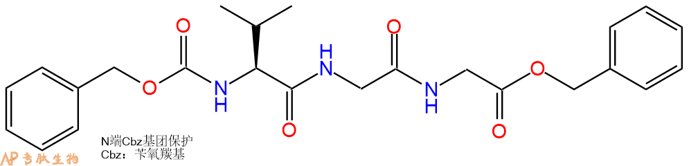 专肽生物产品三肽Cbz-Val-Gly-Gly-苄酯化72722-19-1