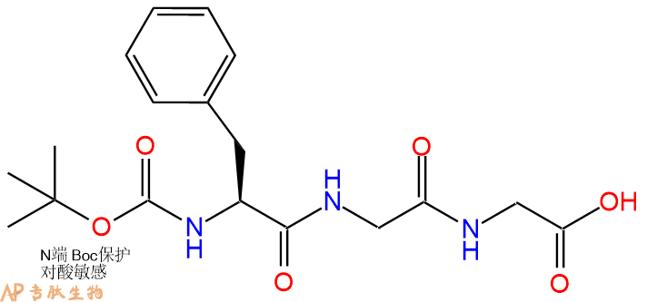 专肽生物产品三肽Boc-Phe-Gly-Gly103340-16-5