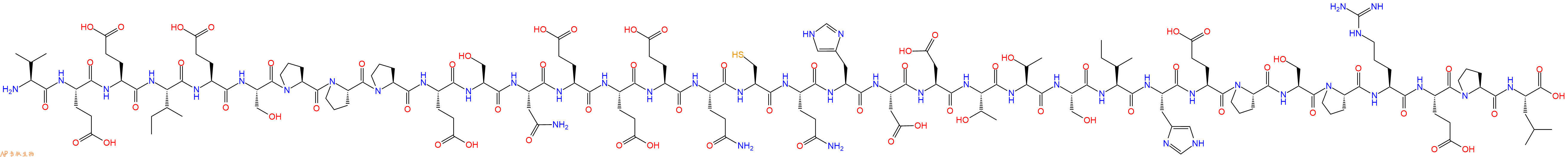 专肽生物产品Val-Glu-Glu-Ile-Glu-Ser-Pro-Pro-Pro-Glu-Ser-Asn-Gl