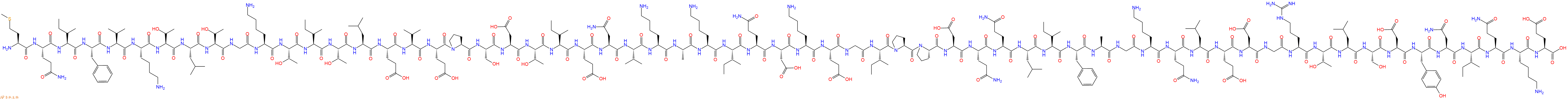 专肽生物产品Met-Gln-Ile-Phe-Val-Lys-Thr-Leu-Thr-Gly-Lys-Thr-Il
