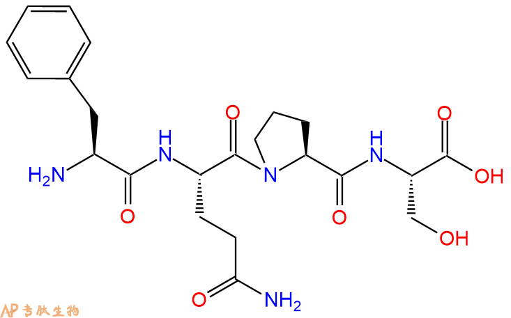 专肽生物产品四肽Phe-Gln-Pro-Ser