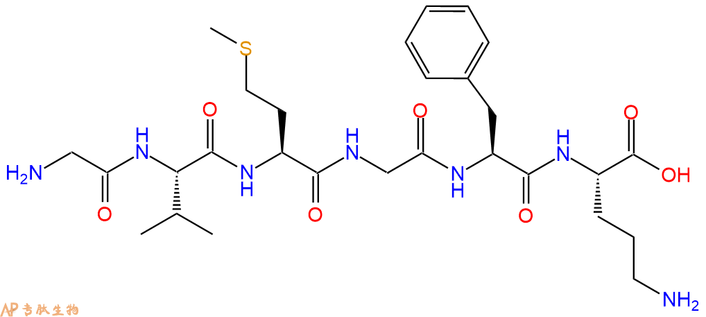 专肽生物产品六肽Gly-Val-Met-Gly-Phe-Orn