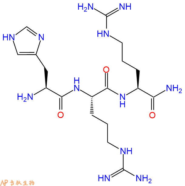 专肽生物产品三肽His-Arg-Arg-NH2