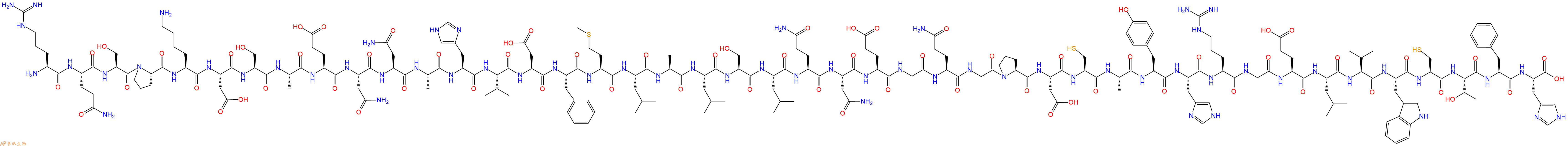 专肽生物产品Arg-Gln-Ser-Pro-Lys-Asp-Ser-Ala-Glu-Asn-Asn-Ala-Hi