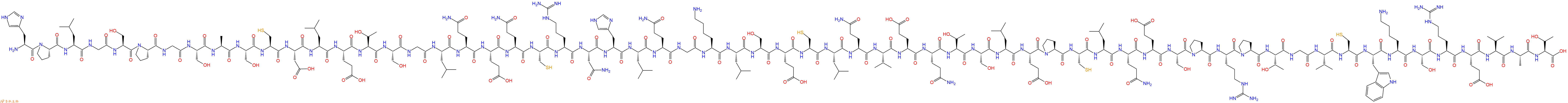 专肽生物产品His-Pro-Leu-Gly-Ser-Pro-Gly-Ser-Ala-Ser-Cys-Asp-Le