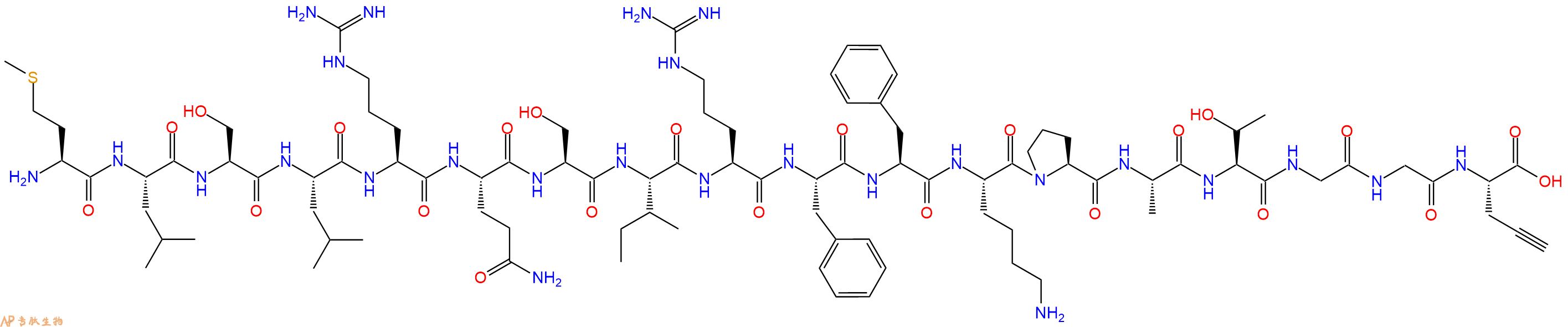 专肽生物产品十八肽MLSLRQSIRFFKPATGG-Pra