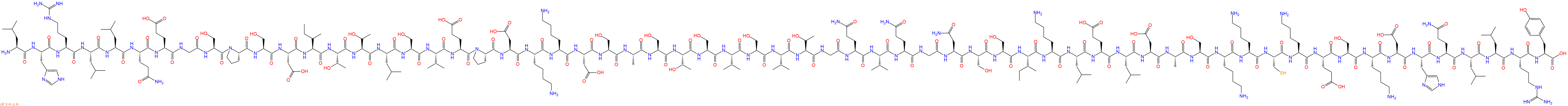 专肽生物产品Leu-His-Arg-Leu-Leu-Gln-Glu-Gly-Ser-Pro-Ser-Asp-Il