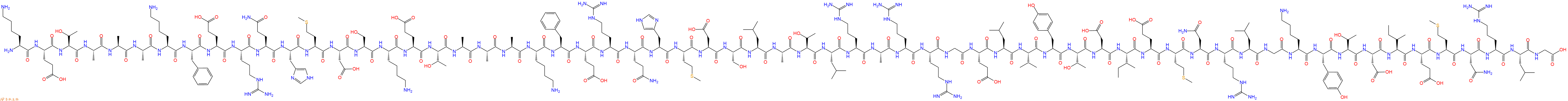 专肽生物产品Lys-Glu-Thr-Ala-Ala-Ala-Lys-Phe-Glu-Arg-Gln-His-Me