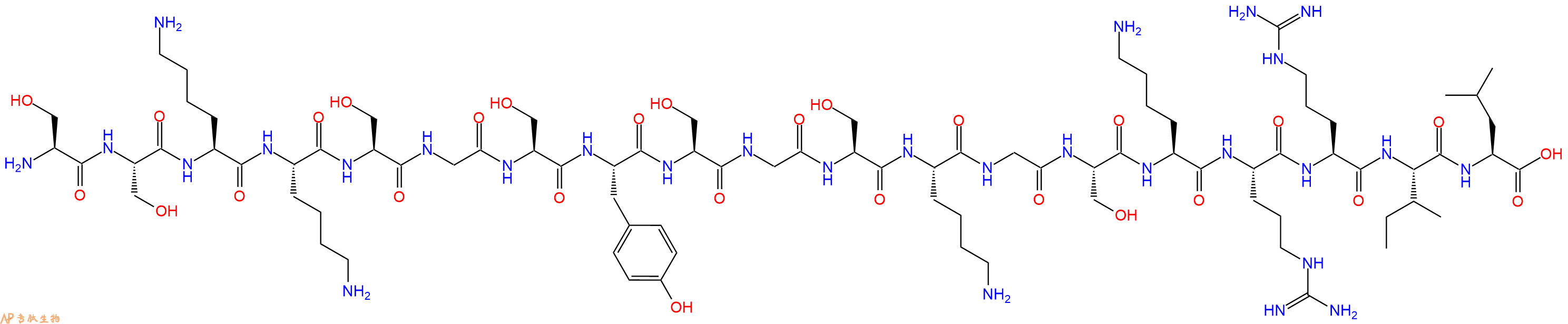 专肽生物产品十九肽SSKKSGSYSGSKGSKRRIL