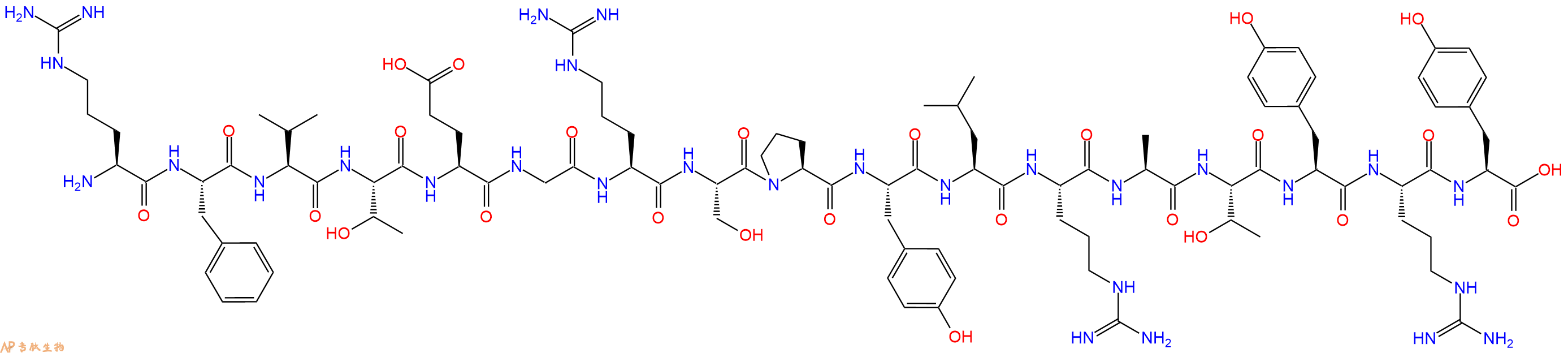 专肽生物产品十七肽RFVTEGRSPYLRATYRY
