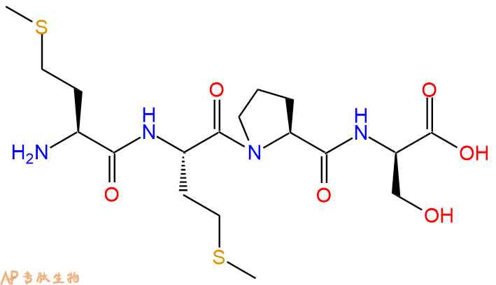 专肽生物产品四肽Met-Met-Pro-DSer