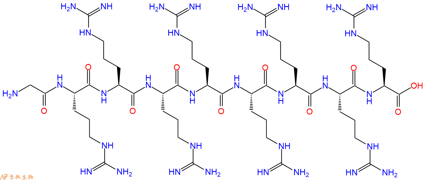 专肽生物产品细胞穿膜肽：GR8、Gly-Arg8