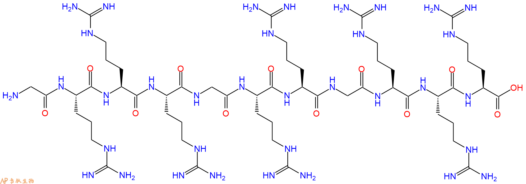 专肽生物产品十一肽GRRRGRRGRRR
