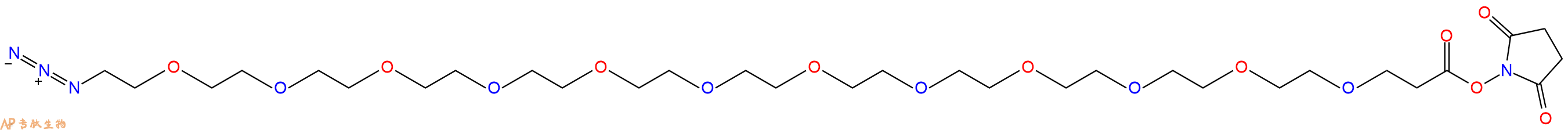 专肽生物产品Azido-PEG12-NHS Ester1610796-02-5