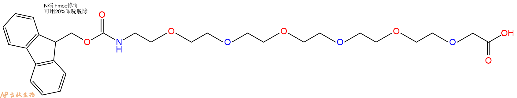 专肽生物产品Fmoc-PEG6-acetic acid437655-96-4