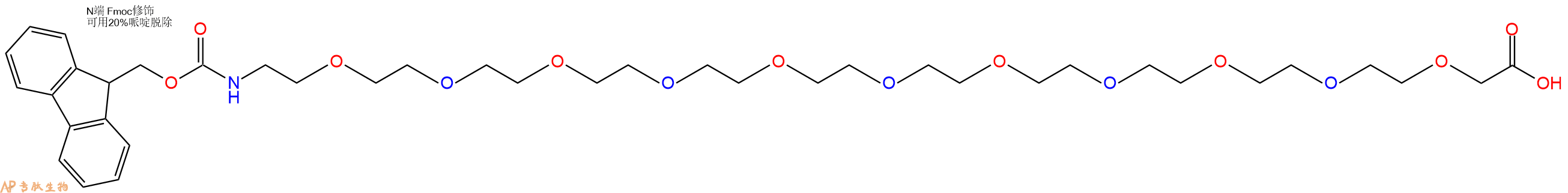 专肽生物产品Fmoc-PEG11-acetic acid2291257-76-4