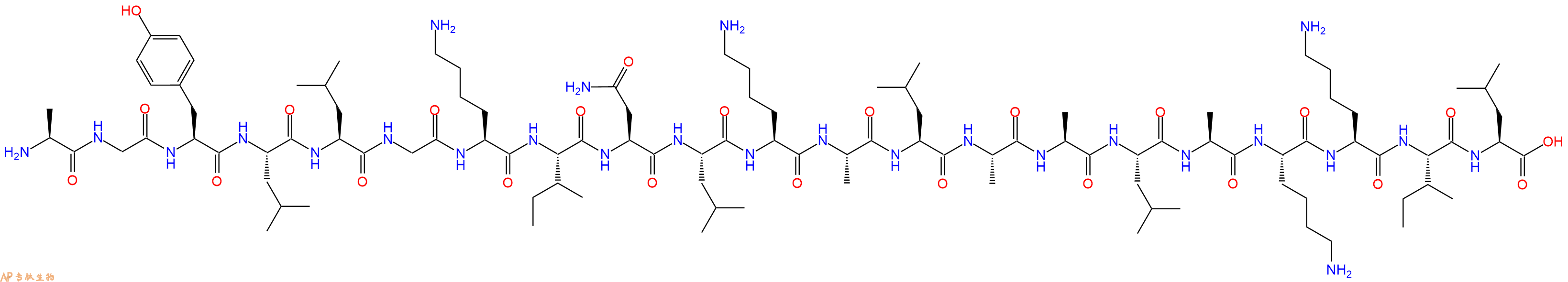 专肽生物产品细胞穿膜肽TP10