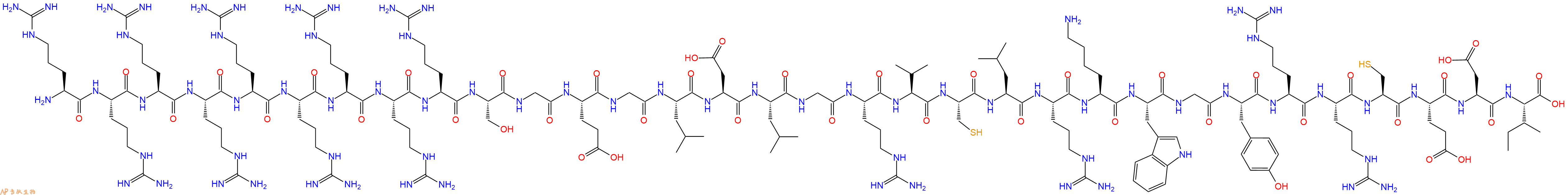 专肽生物产品细胞穿膜肽M14a2