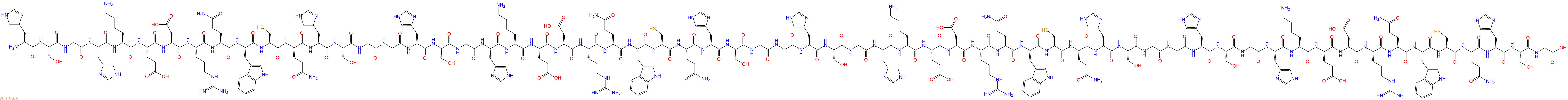 专肽生物产品His-Ser-Gly-His-Lys-Glu-Asp-Arg-Gln-Trp-Cys-Gl