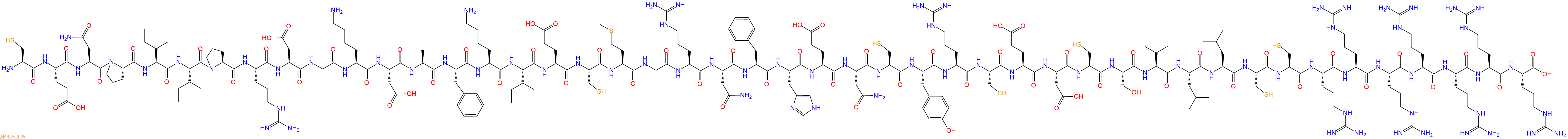 专肽生物产品Cys-Glu-Asn-Pro-Ile-Ile-Pro-Arg-Asp-Gly-Lys-As