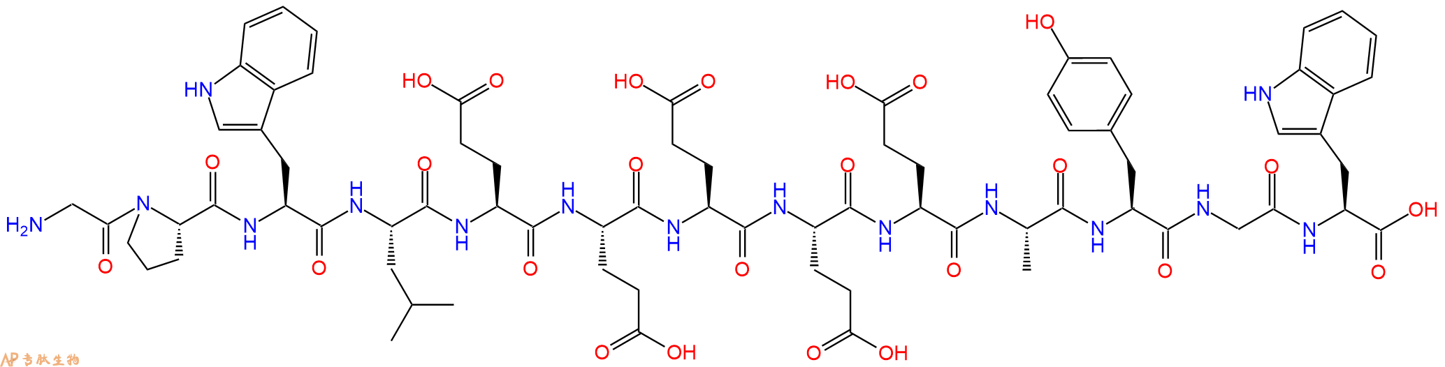 专肽生物产品十三肽GPWLEEEEEAYGW