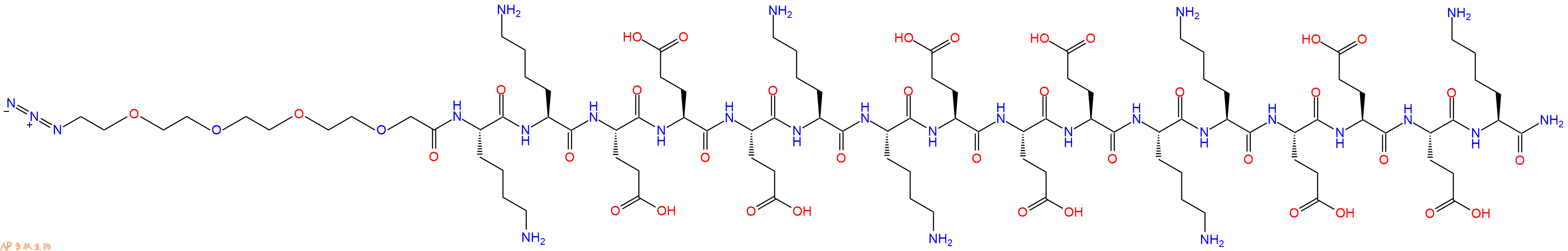 专肽生物产品十七肽N3-PEG4-KKEEEKKEEEKKEEEK-NH2