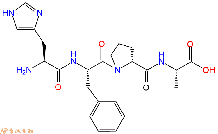 专肽生物产品四肽His-Phe-DPro-Ala