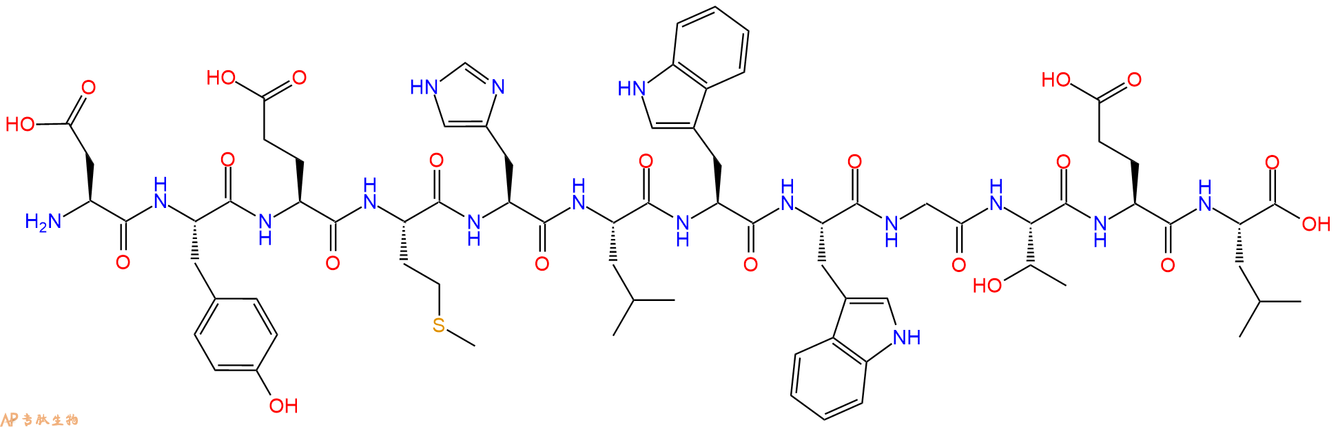 专肽生物产品GPC3靶向肽 DYEMHLWWGTEL