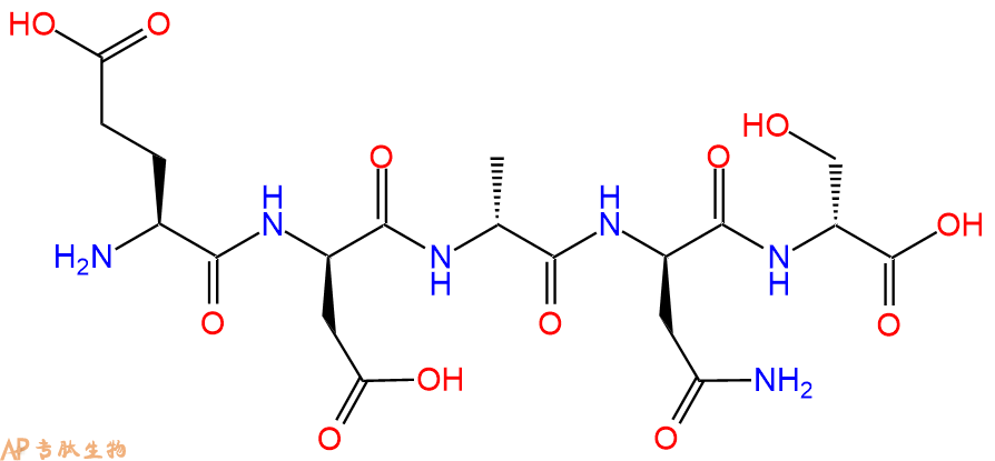 专肽生物产品五肽Glu-DAsp-DAla-DAsn-DSer