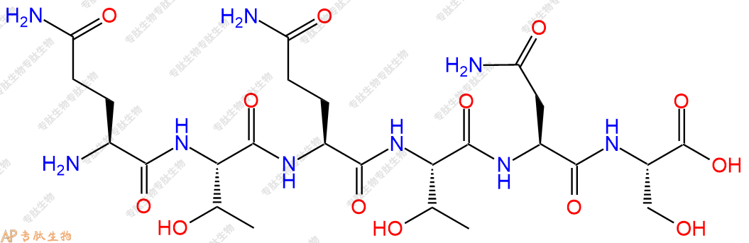 专肽生物产品六肽Gln-Thr-Gln-Thr-Asn-Ser