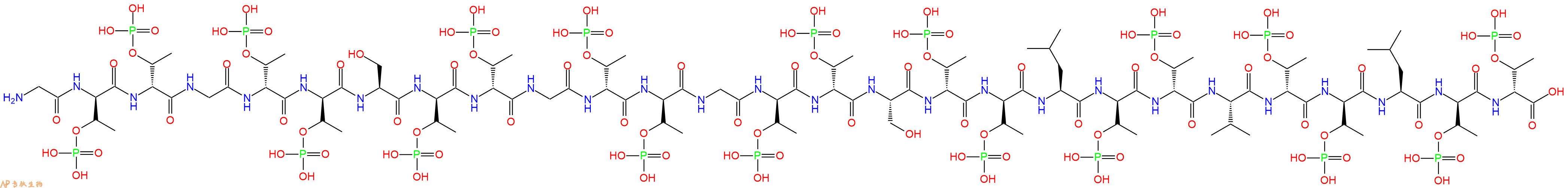 专肽生物产品二十七肽G-pDThr-pDThr-G-pDThr-pDThr-S-pDThr-pDThr-G-pD