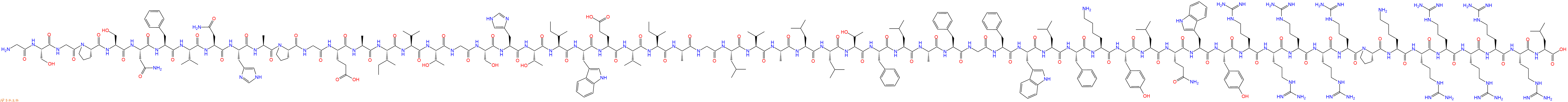 专肽生物产品Gly-Ser-Gly-Pro-Ser-Asn-Phe-Val-Asn-His-Ala-Pr