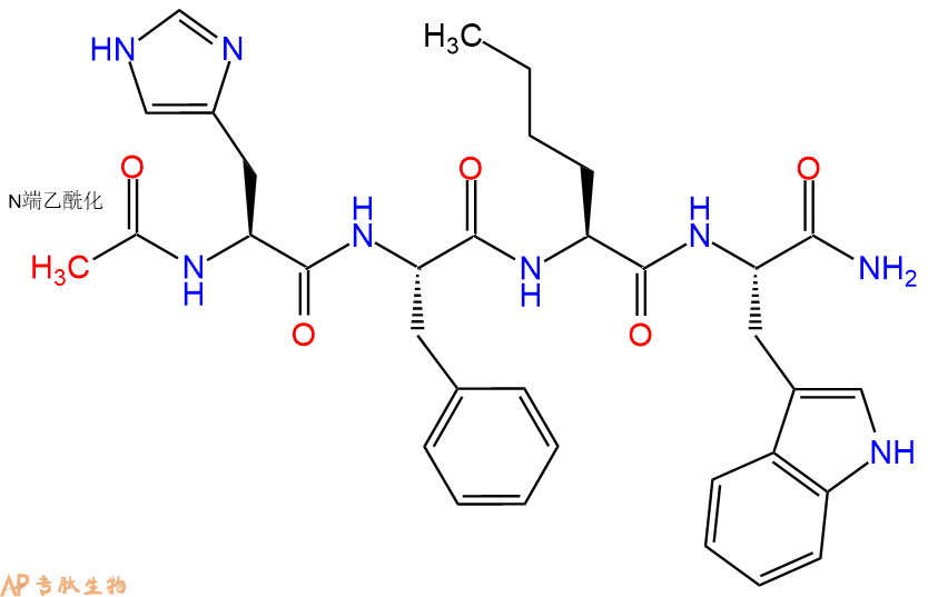 专肽生物产品四肽Ac-His-Phe-Nle-Trp-NH2