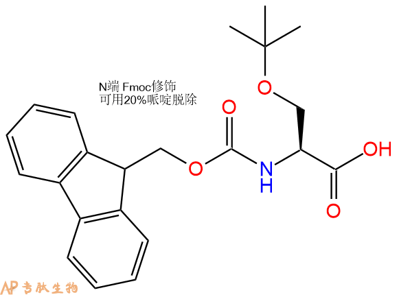 专肽生物产品Fmoc-Ser(tBu)-OH、Fmoc-O-叔丁基-L-丝氨酸71989-33-8