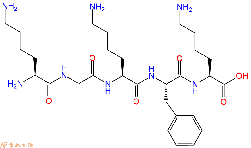 专肽生物产品五肽Lys-Gly-Lys-Phe-Lys