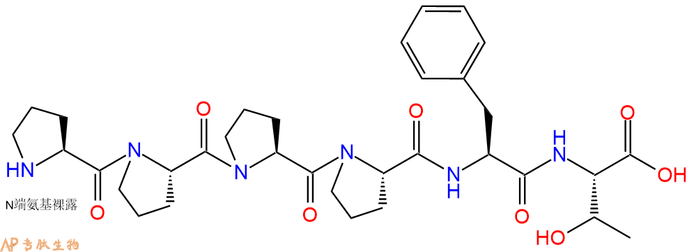 专肽生物产品六肽Pro-Pro-Pro-Pro-Phe-Thr