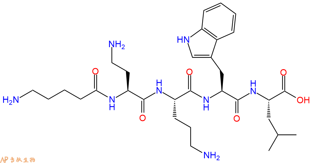 专肽生物产品五肽Ava-Dab-Orn-Trp-Leu
