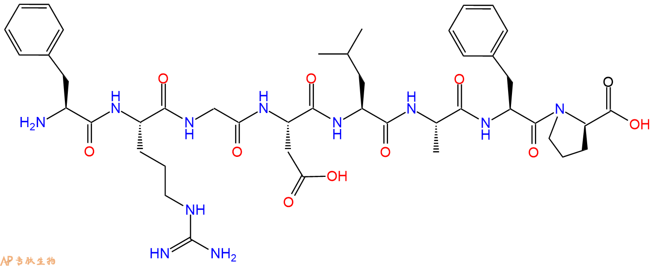 专肽生物产品八肽FRGDLAF-DPro