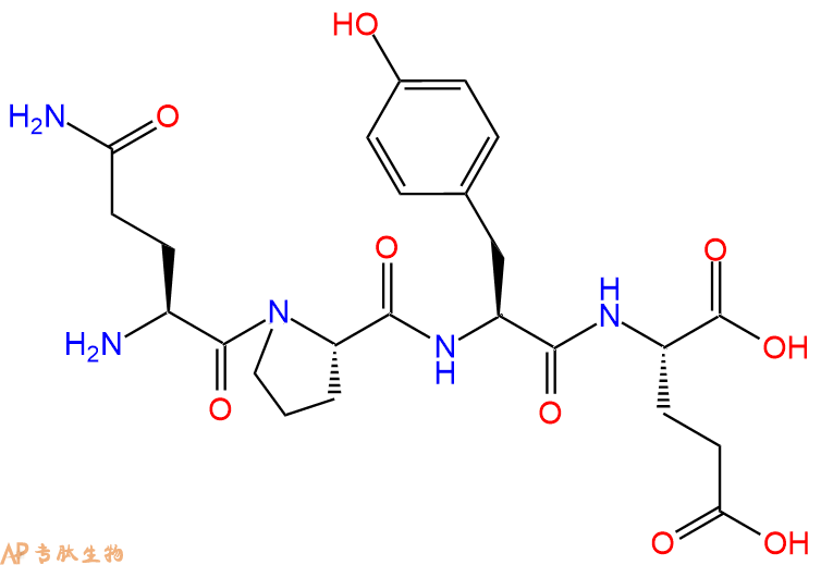 专肽生物产品四肽Gln-Pro-Tyr-Glu