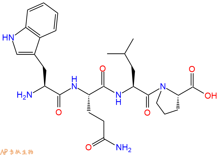 专肽生物产品四肽Trp-Gln-Leu-Pro