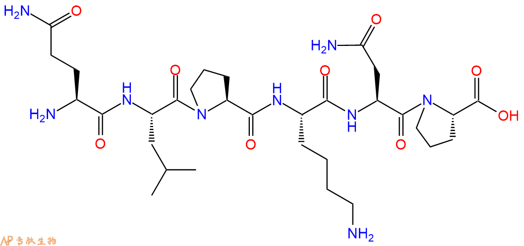 专肽生物产品六肽Gln-Leu-Pro-Lys-Asn-Pro
