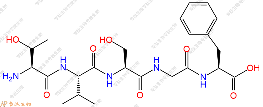 专肽生物产品五肽Thr-Val-Ser-Gly-Phe