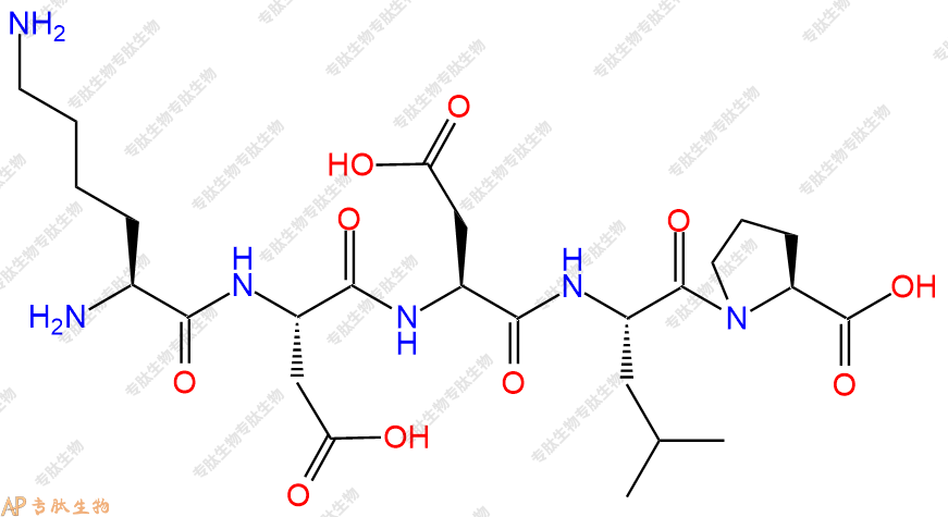专肽生物产品五肽Lys-Asp-Asp-Leu-Pro